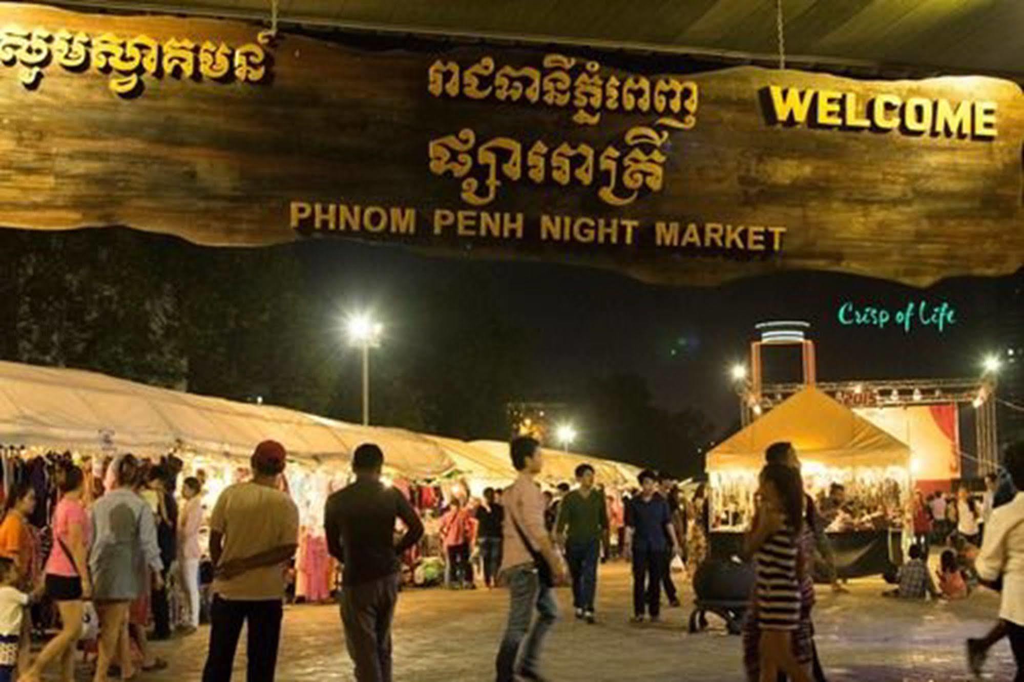 Riverside Backpackers Phnom Penh Exterior foto